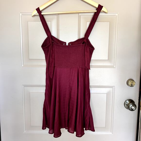 Free People Intimately Not a Chance Corset Wild Garnet Whimsical Dress XS - Picture 4 of 12
